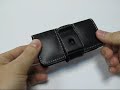 PDair Leather Case for LG KT610 - Horizontal Pouch (Black)