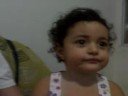 Lorena Victoria assistindo Toy Story parte 2