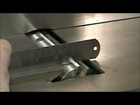 how to adjust jointer knives