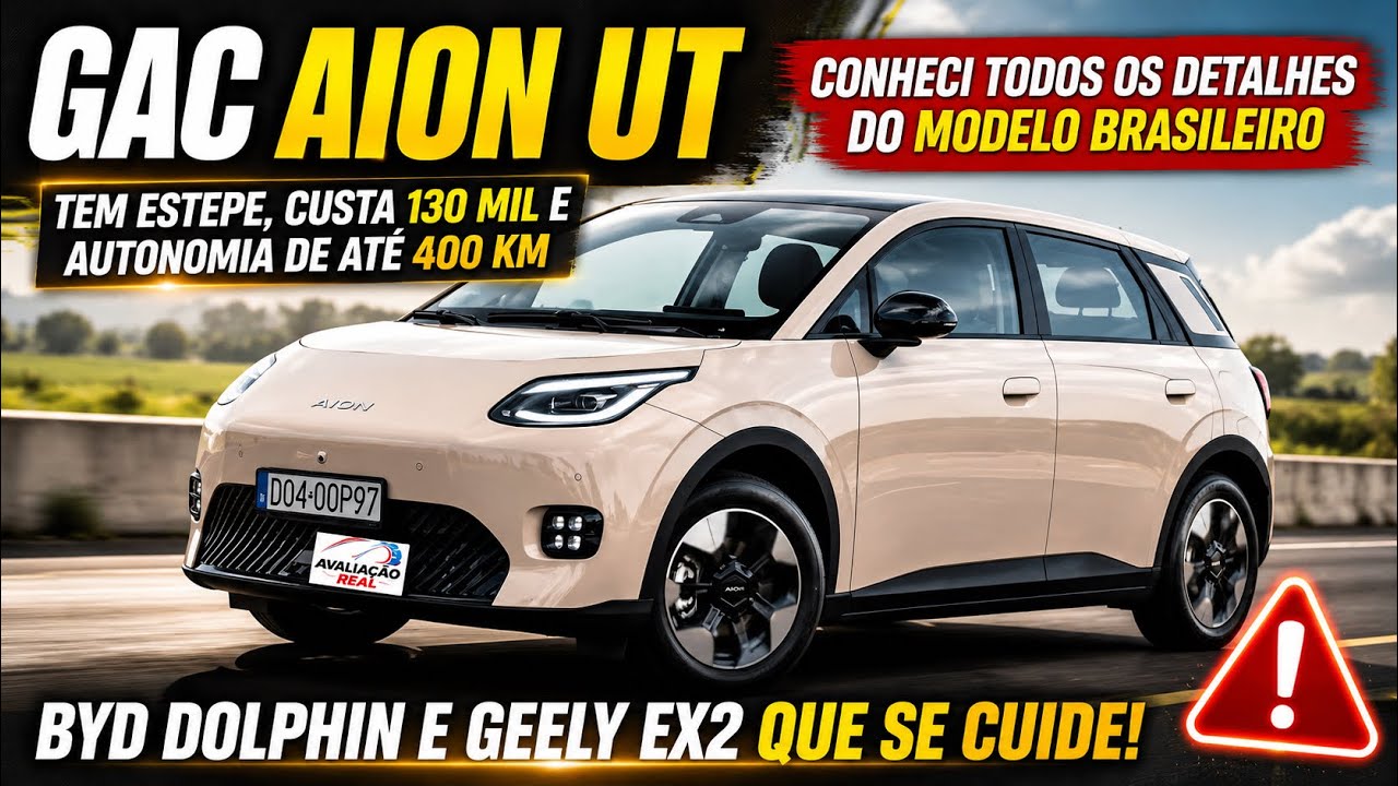 GAC AION UT VALE A PENA? CONHECI E IMPRESSIONOU - MELHOR QUE BYD E GEELY?