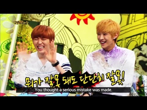 Hello Counselor - with Sandeul & Jinyoung of B1A4, Eunji & Chorong of Apink! (2013.08.26)