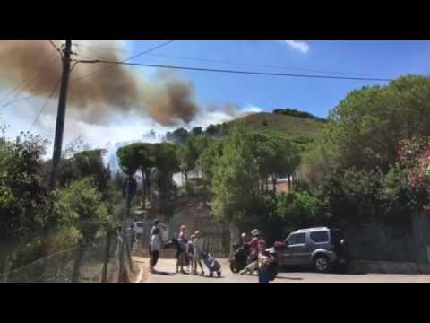 Incendio Acquarilli Isola d'Elba 1
