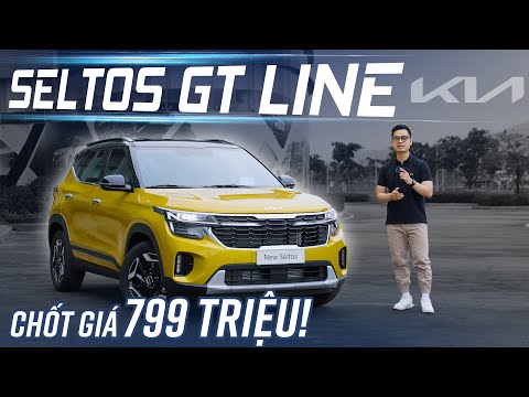 Xem nhanh Kia Seltos GT Line: giá 799 triệu! 158hp, full Adas nhưng...