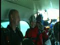 Jo Akroyd and Chris Price fall out of the sky
