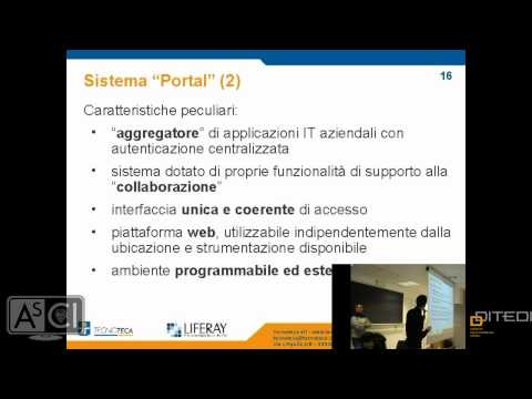 Open Source Day 2011 - Mash Up applicativo per l'accesso ai servizi aziendali 