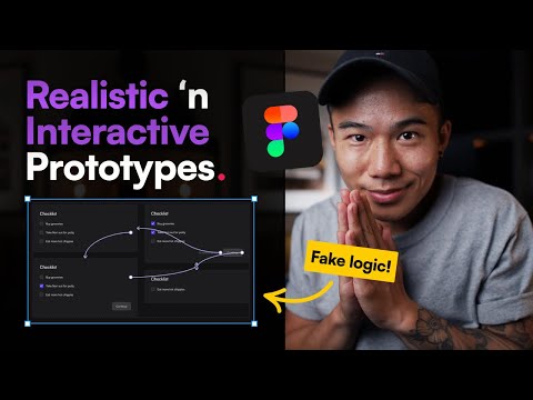 The secret to REALISTIC Figma prototypes (Faking logic) | Figma Tutorial