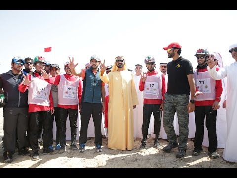  صاحب السمو الشيخ محمد بن راشد آل مكتوم-أخبار-محمد بن راشد وملك البحرين يشهدان تتويج حمد بن دلموك آل مكتوم بطلاً لسباق كأس الخليج للقدرة في البحرين