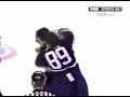 nhl fight two good players. rarely time when they fight. daniel briere(phoenix) vs mike comrie(edmonton)