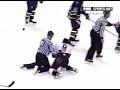 nhl fight two good players. rarely time when they fight. daniel briere(phoenix) vs mike comrie(edmonton)