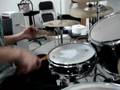 Moller Technique Single Stroke Roll on drum set