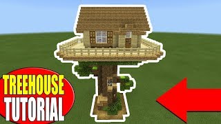 Minecraft Tutorial: How To Make A Survival Tree house "Tree House Tutorial 2019"