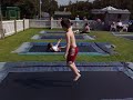 Harrison Tebbutt on the trampoline - 28072008