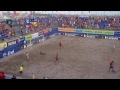 highlights from the fifa beach soccer world cup 2011 qualifier russia v spain in bibione.