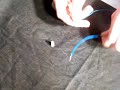 Making a wire connection with a wire nut Making a wire connection with a wire nut