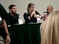 Buffyverse Panel Funny Moment - Amber Slips Aly the Tongue!