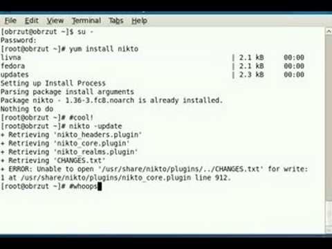 Nikto Hacker Tool