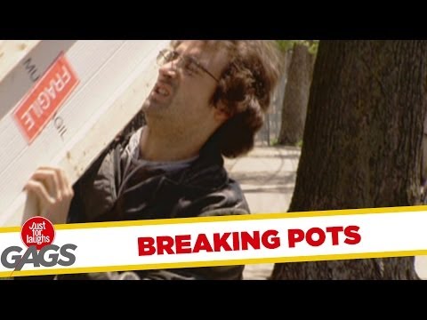 Breaking Flower Pots Prank