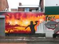 Aerosol Arabic - Free Gaza Graffiti Mural in Birmingham