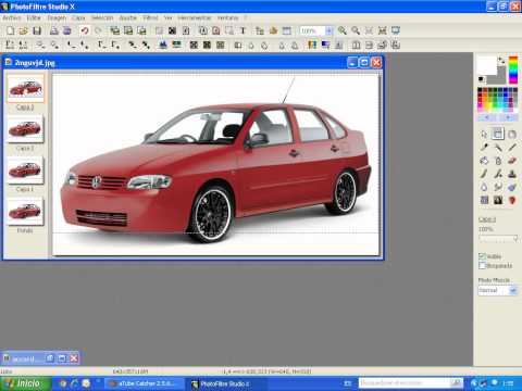 Tuning virtual como tunear un auto a partir de otro ya tuneado Photofiltre