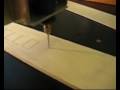videos de DIY CNC First engraving of the balsa wood
