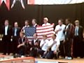 this is from the opening ceramonies from the 2008 world cup in eaubonne france. jim parris, rebecca terry, bruce nardoci, billy pappas, jim stevens, ezekiel 