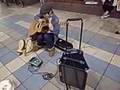 ワッハッハ亭ぷう吉　アコースティックギター　京橋ストリート