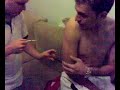 yo poniendome la vacuna