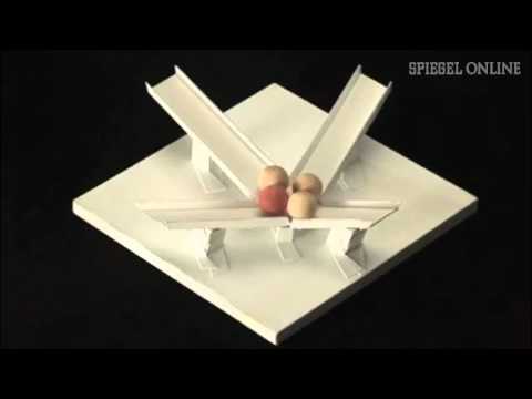 Schwerkraft ade - Bergauf rollende Kugeln. Optische Täuschung Video Nr. 1