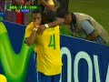 3 gol robinho brasil copa américa 2007