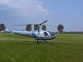 Helicopter Enstrom 280 FX takeoff