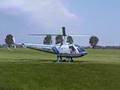 Helicopter Enstrom 280 FX takeoff