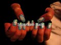 Snowflake Nails Tutorial