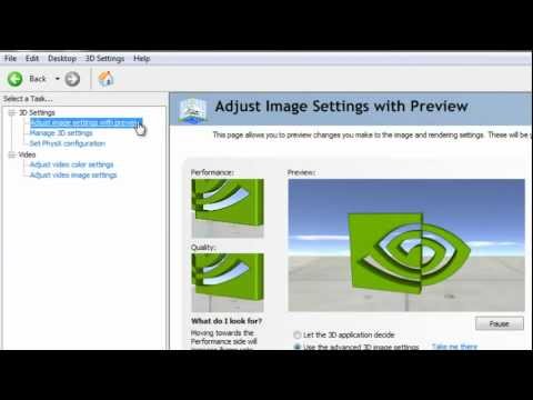 how to set nvidia for best performance