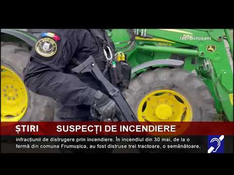 Suspecți de incendiere