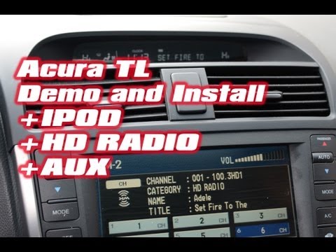 how to remove cd player from acura tl