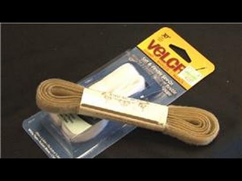 how to fasten velcro