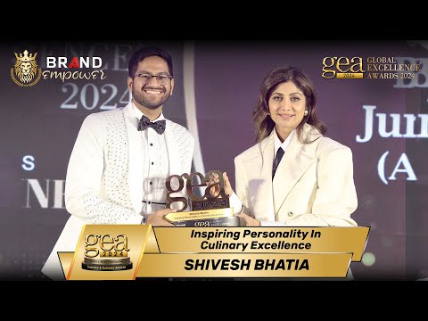Shivesh Bhatia wins GEA 2024 | Global Excellence Awards 2024 by Brand Empower