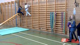 Hinderløype med Mattemaur i gymsal :-)