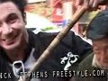 patrick stephens stunts in china. comedy skits too