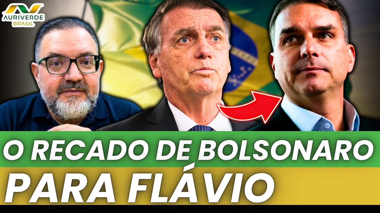 Bolsonaro diz a Flávio que Michelle não será candidata: "Mantenha-se firme"