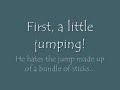 Oberon the mule: Jumping and doing mounted archery!