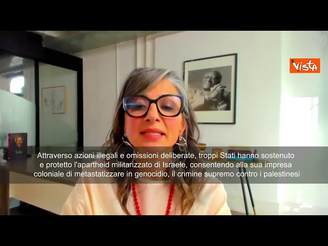 Francesca Albanese all'Onu: 63 Stati complici di Israele nel genocidio a Gaza, Italia compresa