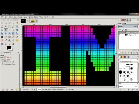 how to snap to grid in gimp