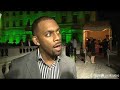 Stars of the new West End production of Shrek, including Amanda Holden, Richard Blackwood and Nigel Lindsay, give their verdict on the opening night at London's Theatre Royal Drury Lane.