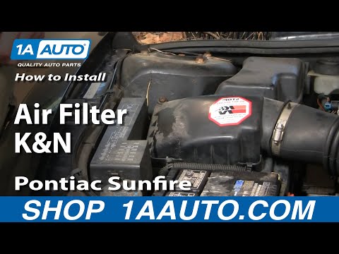 How To Replace Air Filter K&N Chevy Cavalier Pontiac Sunfire 95-05 1AAuto.com