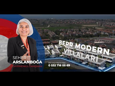 SATILIK BERR MODERN VİLLALARINDA YENİ VİLLA