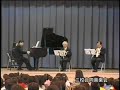 サン=サーンス (Saint-Saens)「動物の謝肉祭」より「化石」「白鳥」「フィナーレ」小栗克裕 (Katsuhiro Oguri) 編曲(ザ・ブラックス・トリオ版)