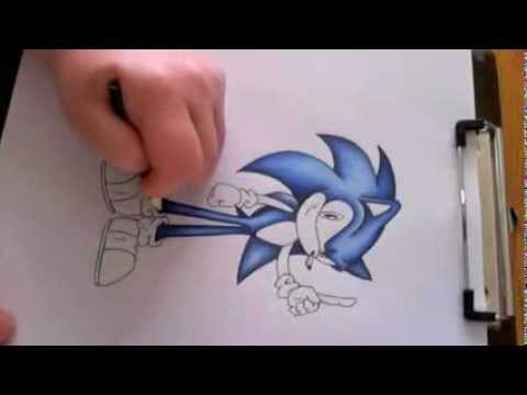 how to color sonic