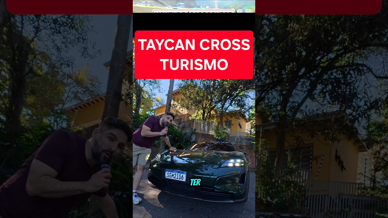 O MAIS RÁPIDO DO BRASIL! TAYCAN CROSS TURISMO É UM ESPANCO