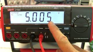 UNI-T UT803 TRMS bench multimeter with PC data logging review